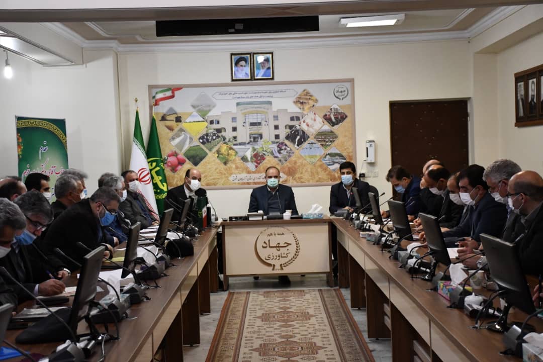  جلسه قرارگاه امنیت غذایی استان با حضور استاندار در سازمان جهاد کشاورزی برگزار گردید