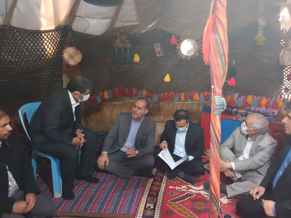 حضور وزیر گردشگری در آلاچیق عشایری کلیبر