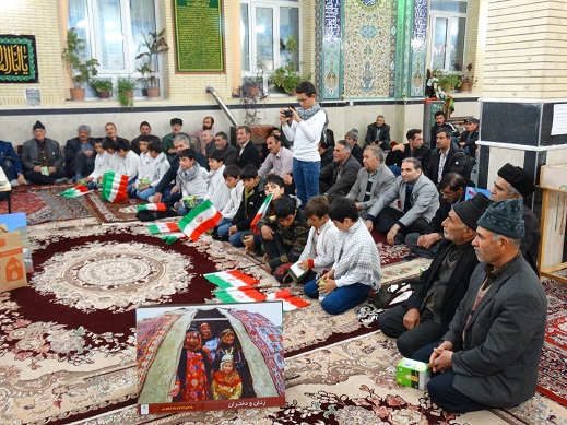 برگزاری مراسم جشن انقلاب در قشلاق عشایری شهرستان سراب