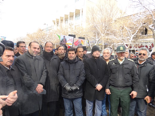 حضور پرشور جهادگران در راهپیمائی باشکوه 22 بهمن