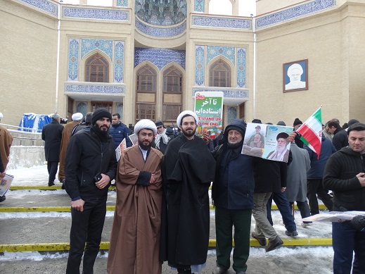 حضور پرشور جهادگران در راهپیمائی باشکوه 22 بهمن