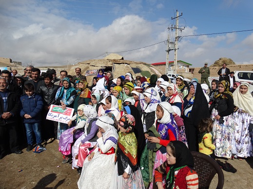 برگزاری جشن عشایری بمناسبت دهه فجر در قشلاق دادلو شهرستان میانه