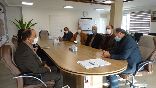 دیدار مدیرکل و جمعی از خادمین عشایر استان با مهندس خانی مدیر عامل آب و فاضلاب استان