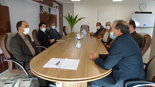 دیدار مدیرکل و جمعی از خادمین عشایر استان با مهندس خانی مدیر عامل آب و فاضلاب استان