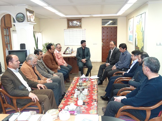 دیدار نوروزی مدیرکل امور عشایر استان با همکاران