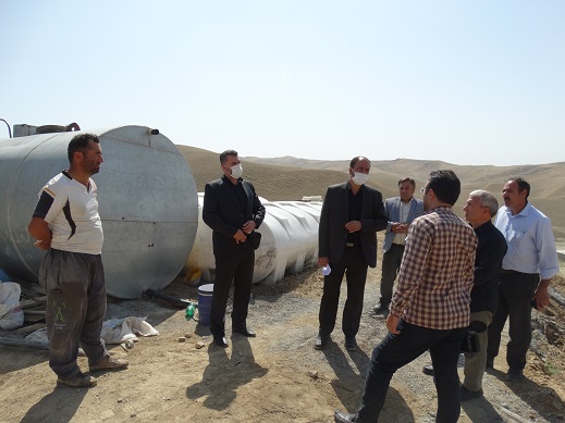 بازدید مدیرکل امور عشایر استان از پروژه آبرسانی به قشلاقات شهرستان کلیبر