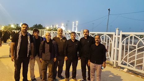 حضور جمعی از خادمین عشایر استان در زیارت اربعین حسینی