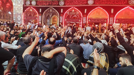 حضور جمعی از خادمین عشایر استان در زیارت اربعین حسینی