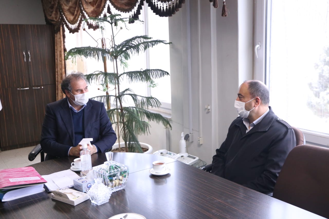 دیدار دکتر آل هاشم با مهندس خانی مدیر عامل جدید شرکت آبفای استان آذربایجان شرقی